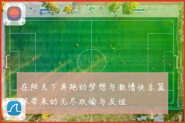 在阳光下奔跑的梦想与激情快乐篮球带来的无尽欢愉与友谊
